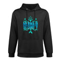Mermaid Security Squad Trident Birthday Merman Souvenir Easy Care Hoodie