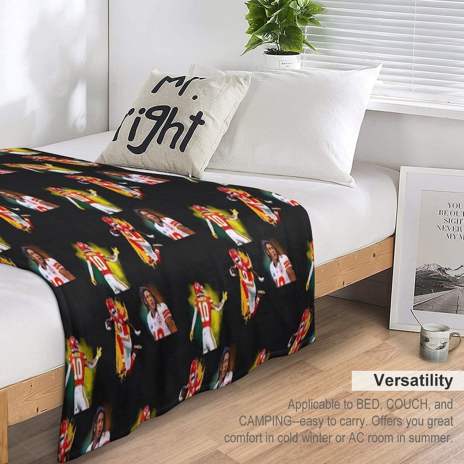 Isiah Pacheco HD Sticker Set  T Shirt Anti-pilling Throw Blanket