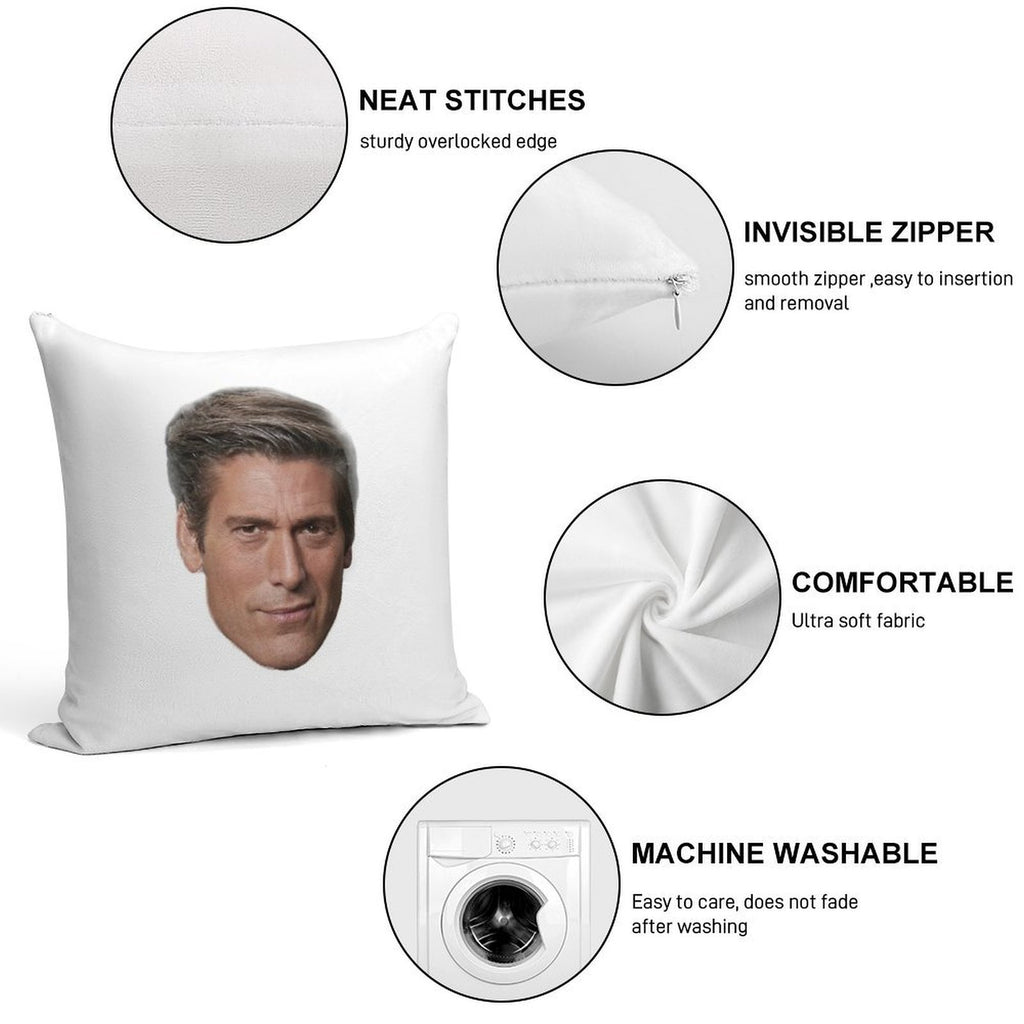 David Muirhead Soft Decorative Cover Throw Pillow