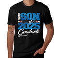 Proud Son Of A Class Of 2025 Senior Graduate Men Women  Heathered Texture T-Shirt