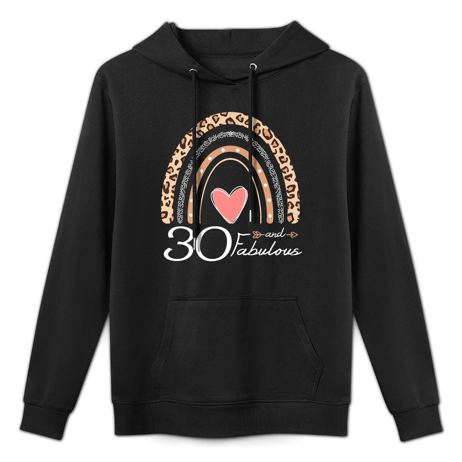 30 And Fabulous Boho Rainbow Funny 30th Birthday Premium Layering Staple Hoodie