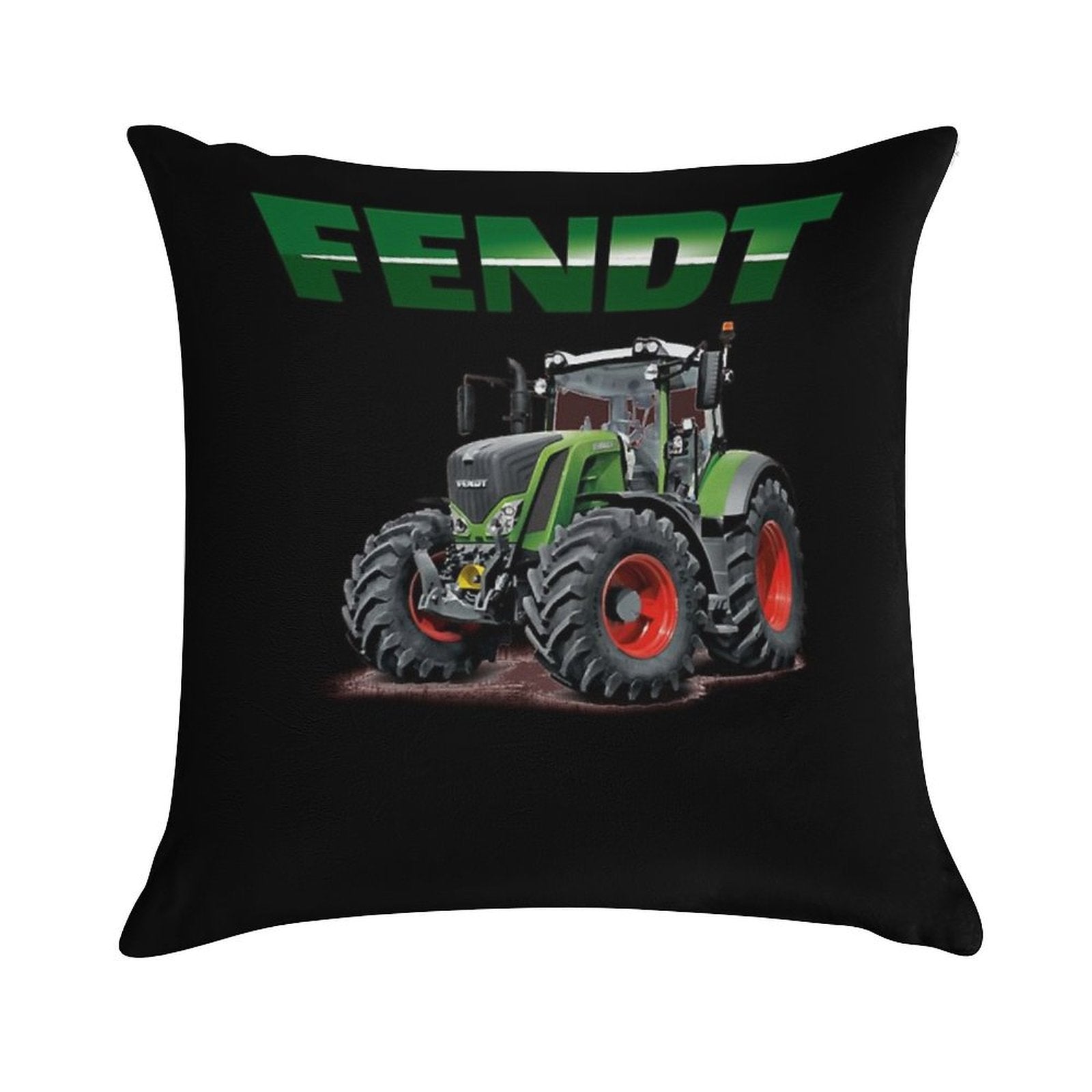 Fendt German Tractors Soft Short Plush Fabric Throw Pillow