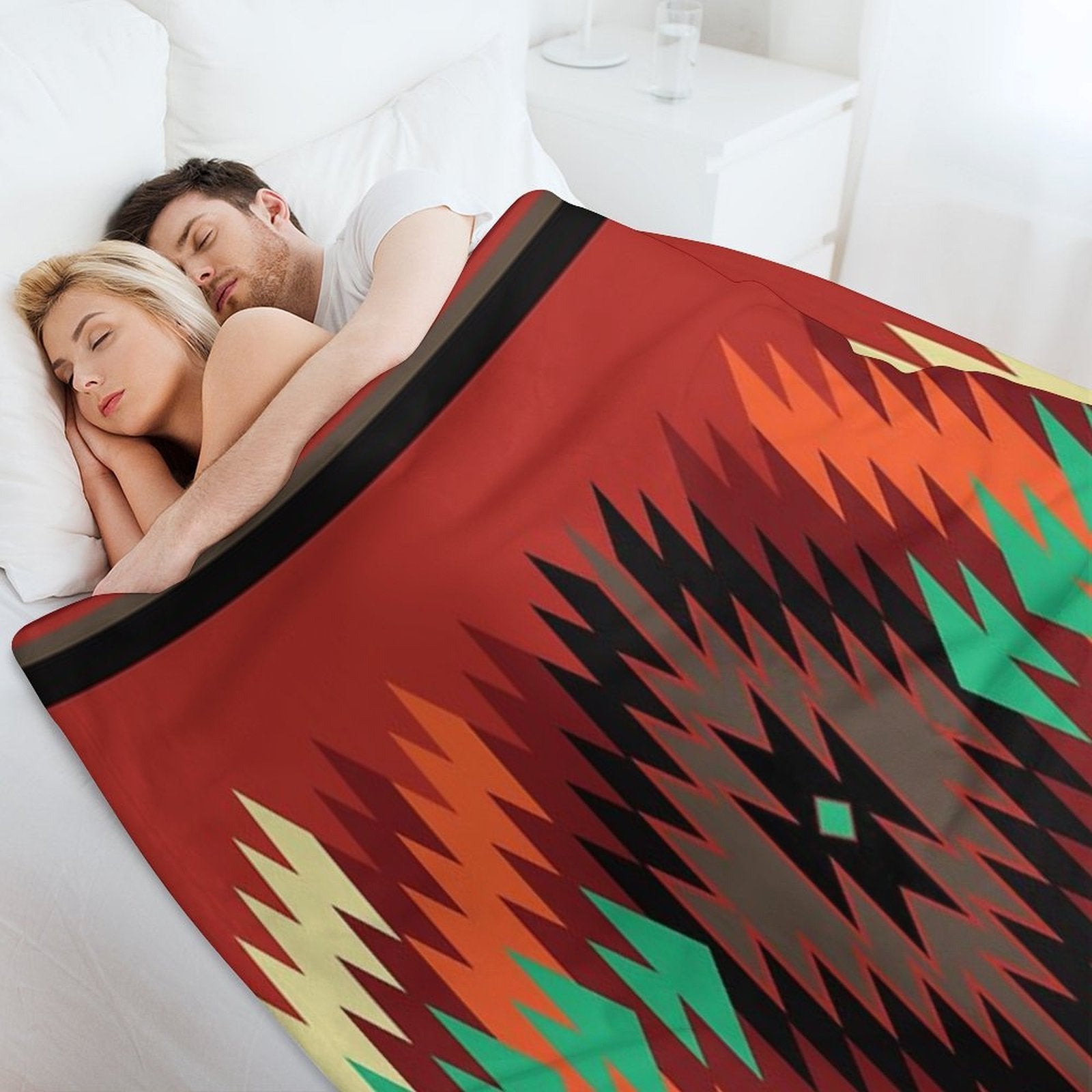 Navajo Blanket Design 5 Easy Care Throw Blanket