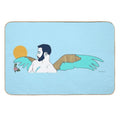 The Lonely Rose  Fade-Resistant Bath Mat
