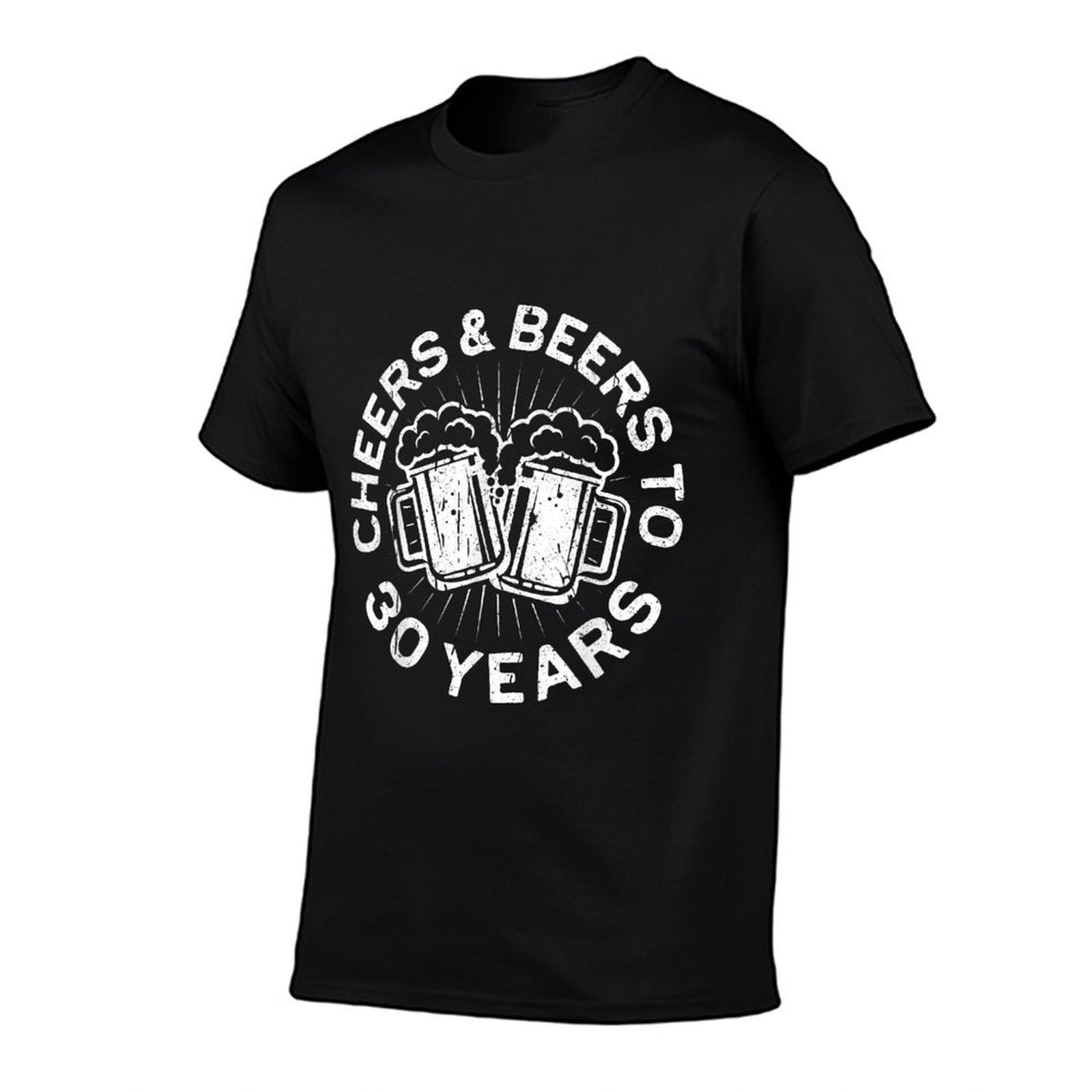 Cheers And Beers To 30 Years 30th Birthday  High-quality Stitching T-Shirt