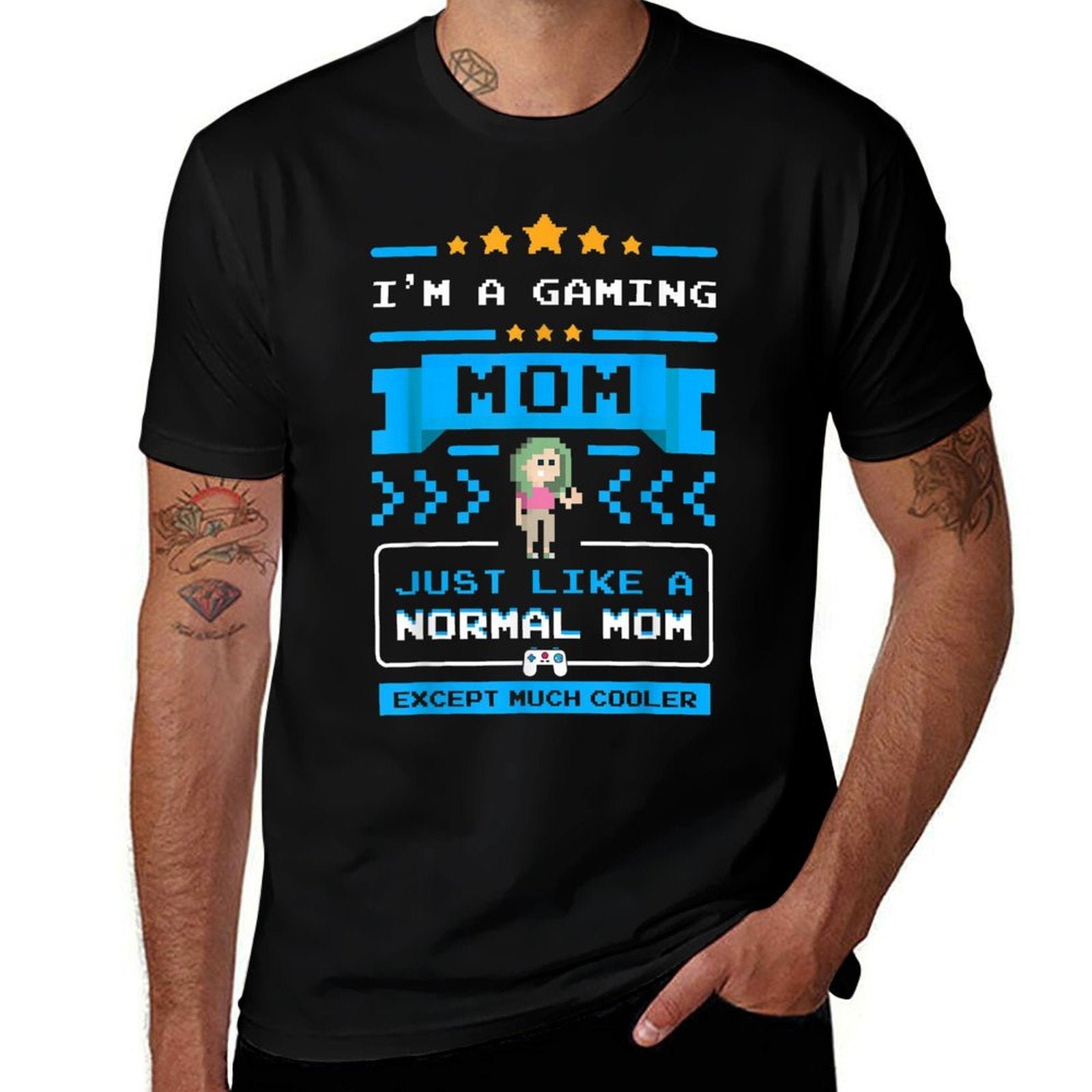 Im A Gaming Mom Funny New Mom Gamer Pregnancy Announcement  Affordable Price T-Shirt