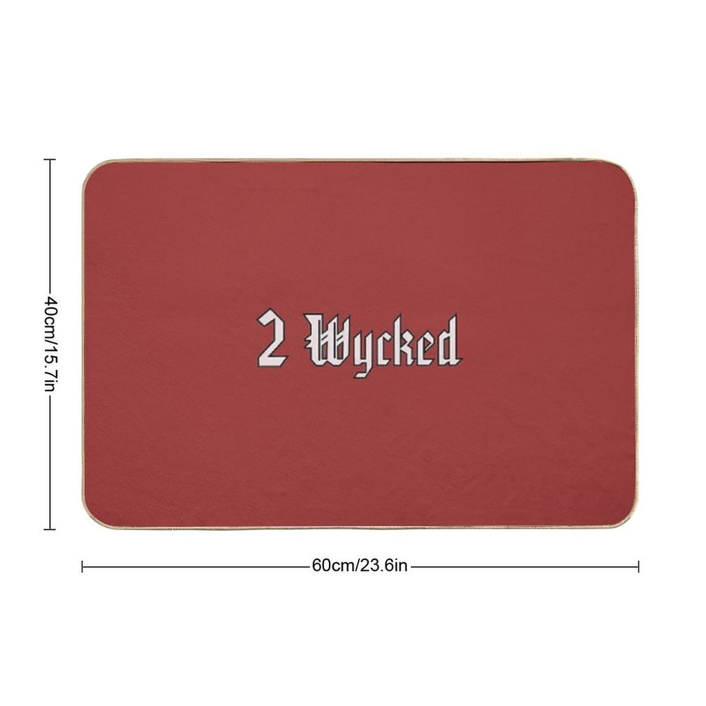 2 Wycked  Rapid-Drying Bath Mat