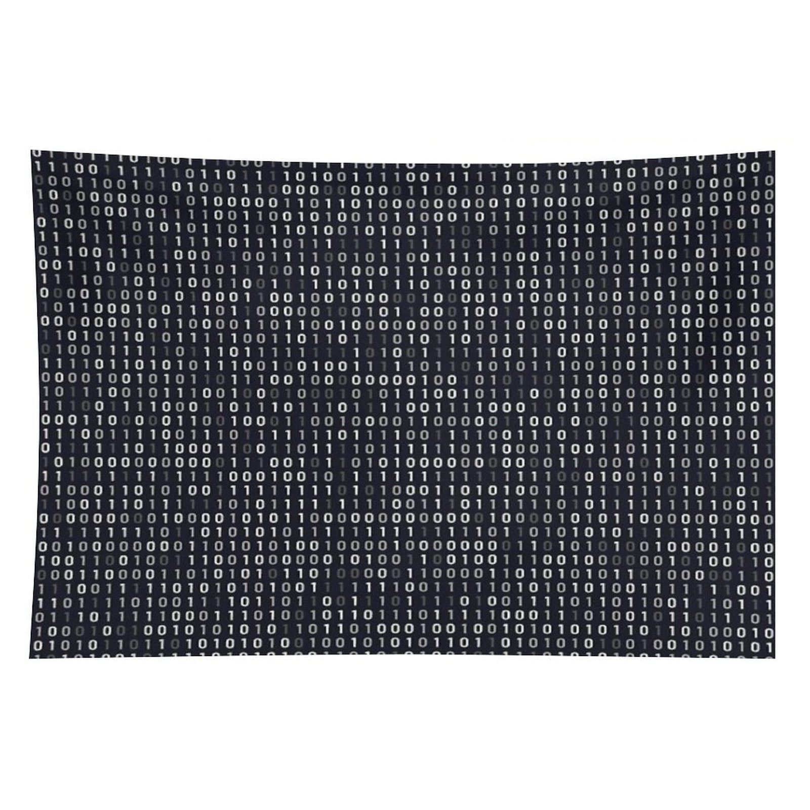 Binary Matrix Code Tapestry