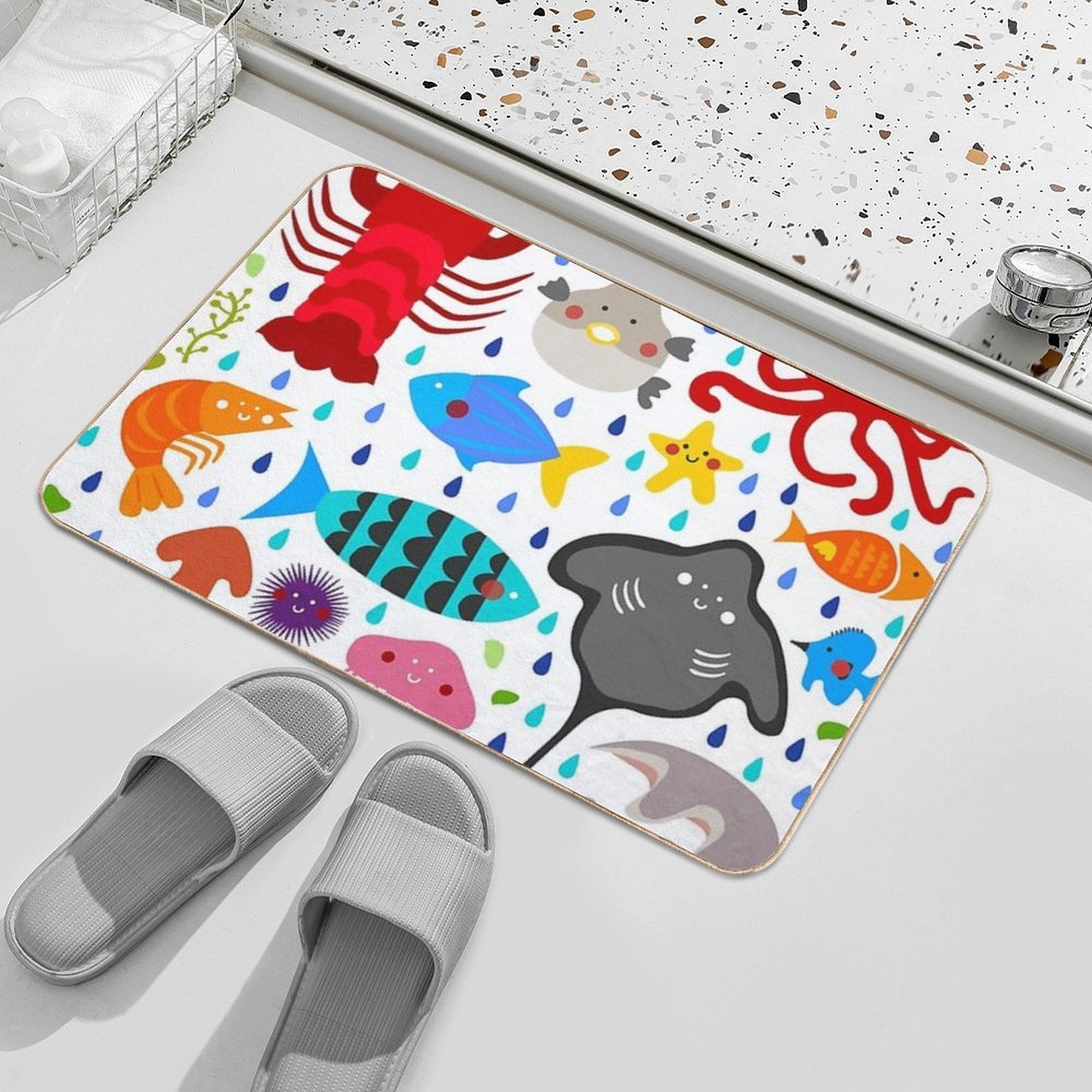 Under The Sea  Anti-Trip Bath Mat