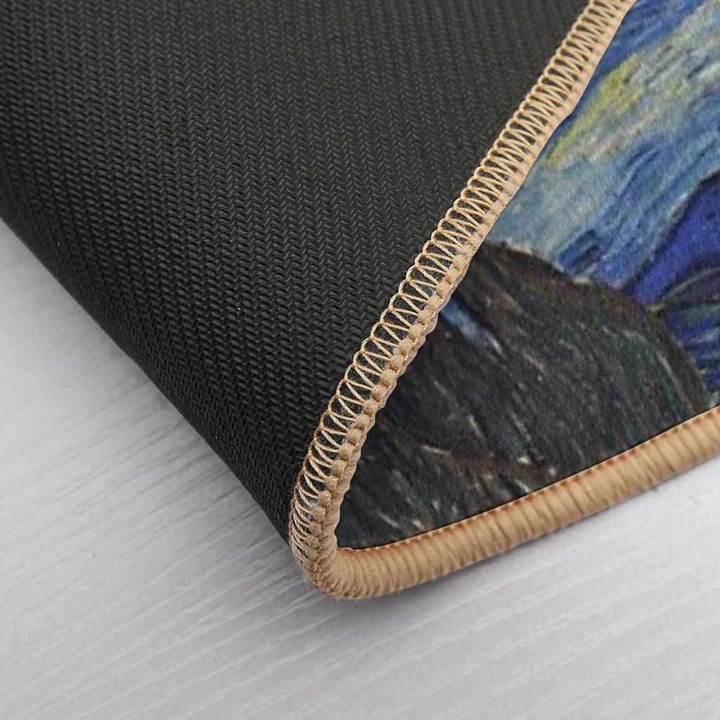 The Starry Night by Vincent Van Gogh  Eco-Friendly Bath Mat