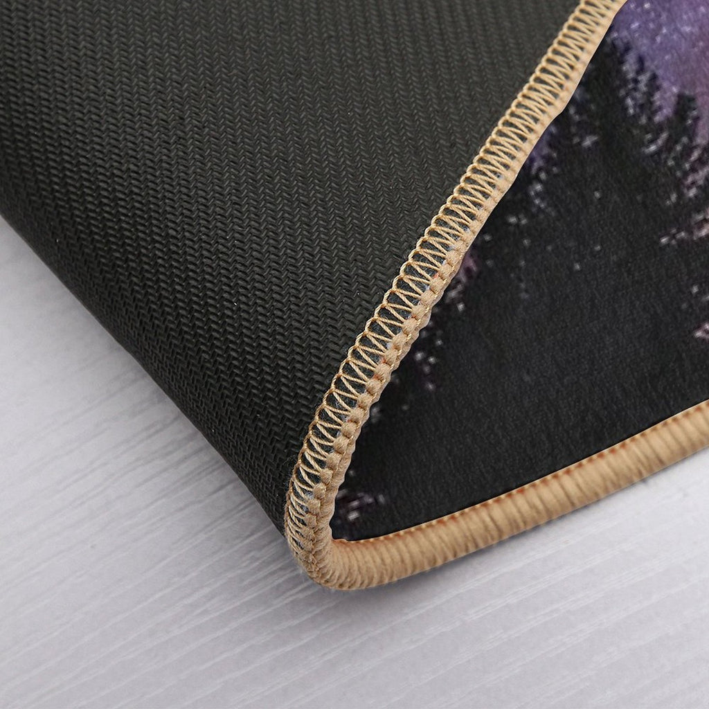 Anti Possession - Forest Starry Night Sky  Long-Lasting Bath Mat