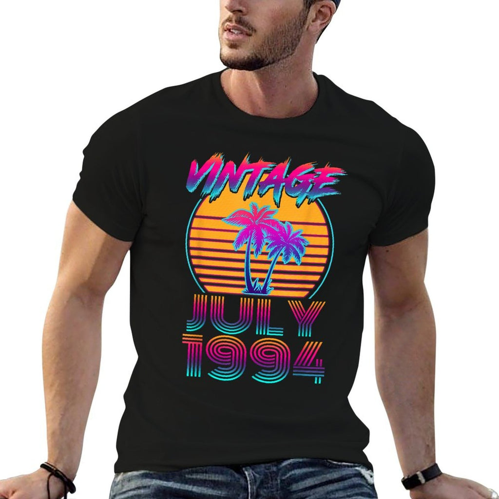 30 Years Old Retro Vintage 80s July 1994 30th Birthday  Vintage-inspired T-Shirt