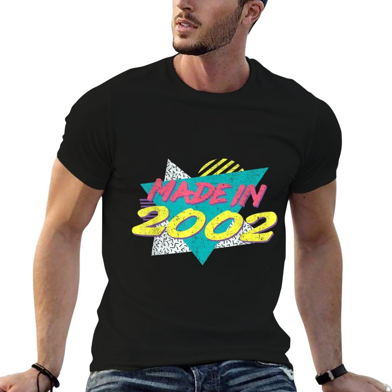 2002 90s Retro 21st Birthday Gifts  Odor-resistant T-Shirt