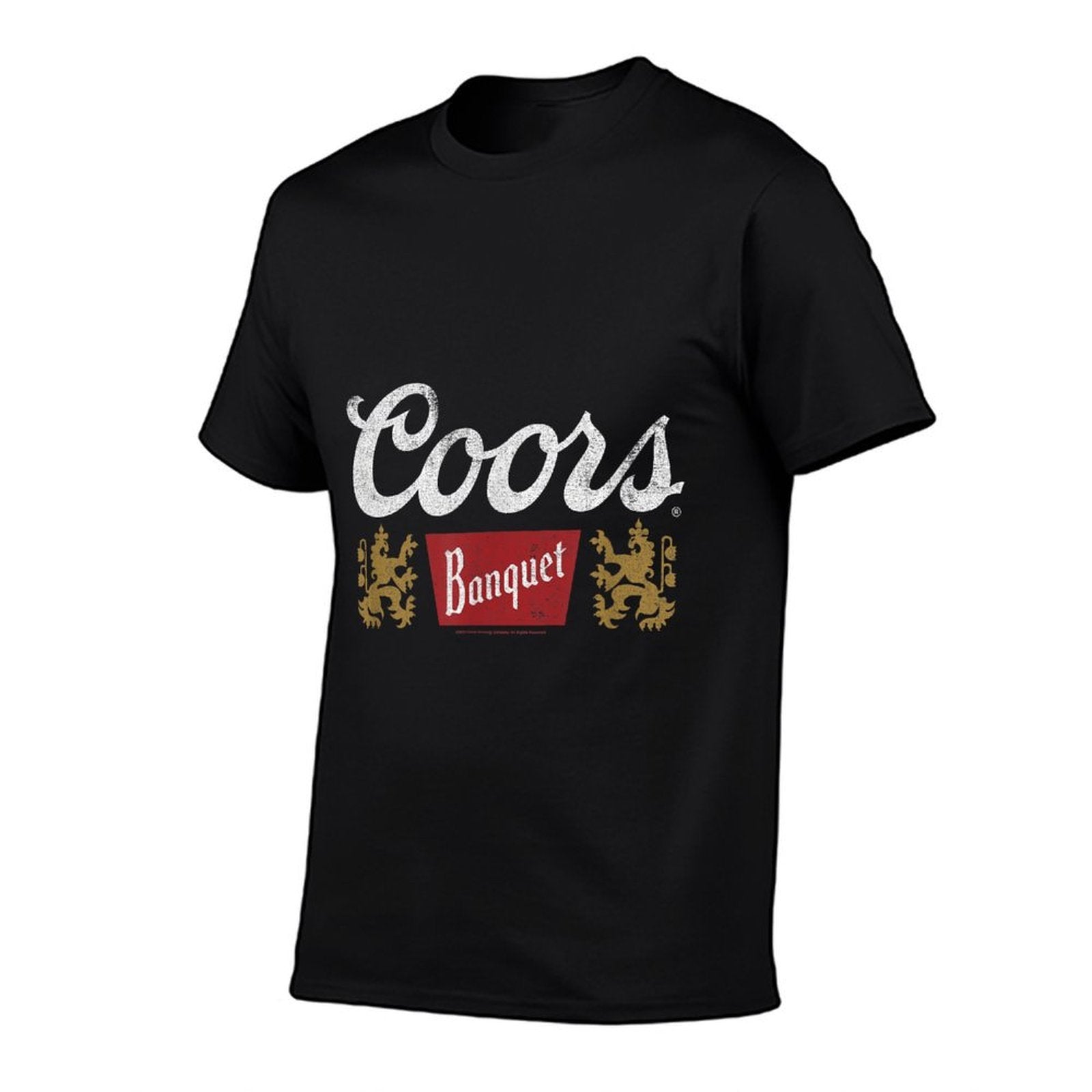 Coors Classic Banquet Beer Centered Logo  Summer-ready Fabric T-Shirt