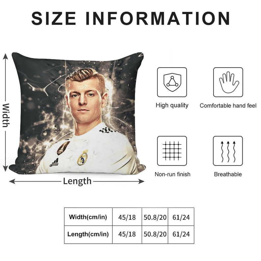 Toni Kroos 3#240922 Soft Warmth Comfort Throw Pillow