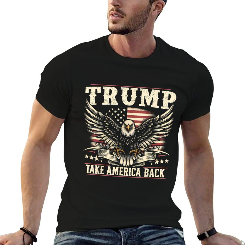 Trump 2024 USA Take America Back Eagle American  Moisture-wicking T-Shirt