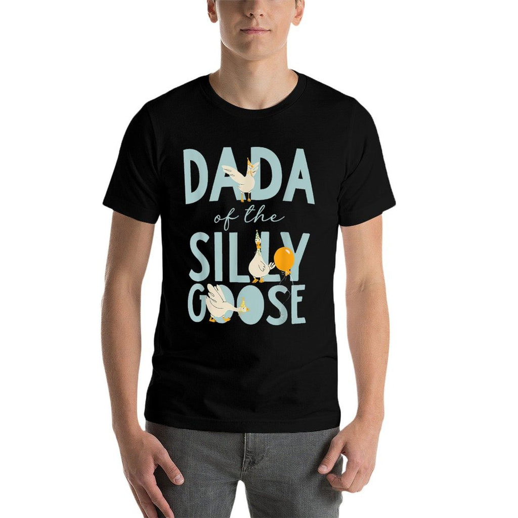 Dada Of The Silly Goose 1st Birthday Matching Family  Easy-care T-Shirt