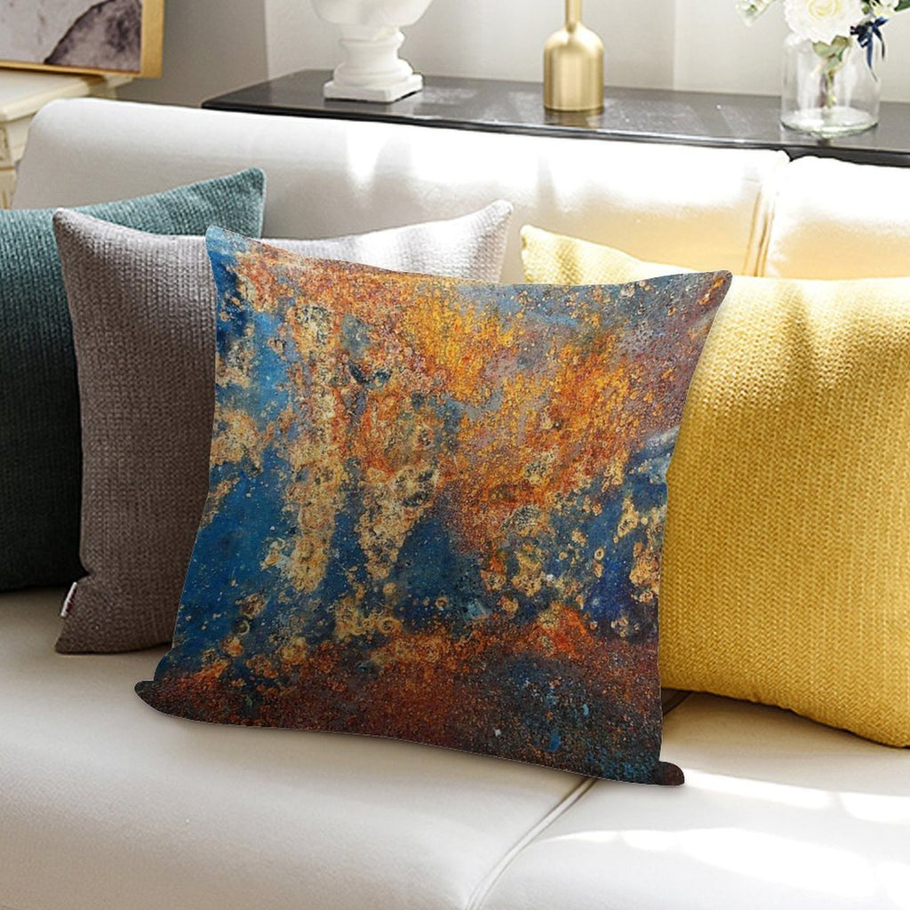 Autumnal Rust Soft Easy Maintenance Throw Pillow