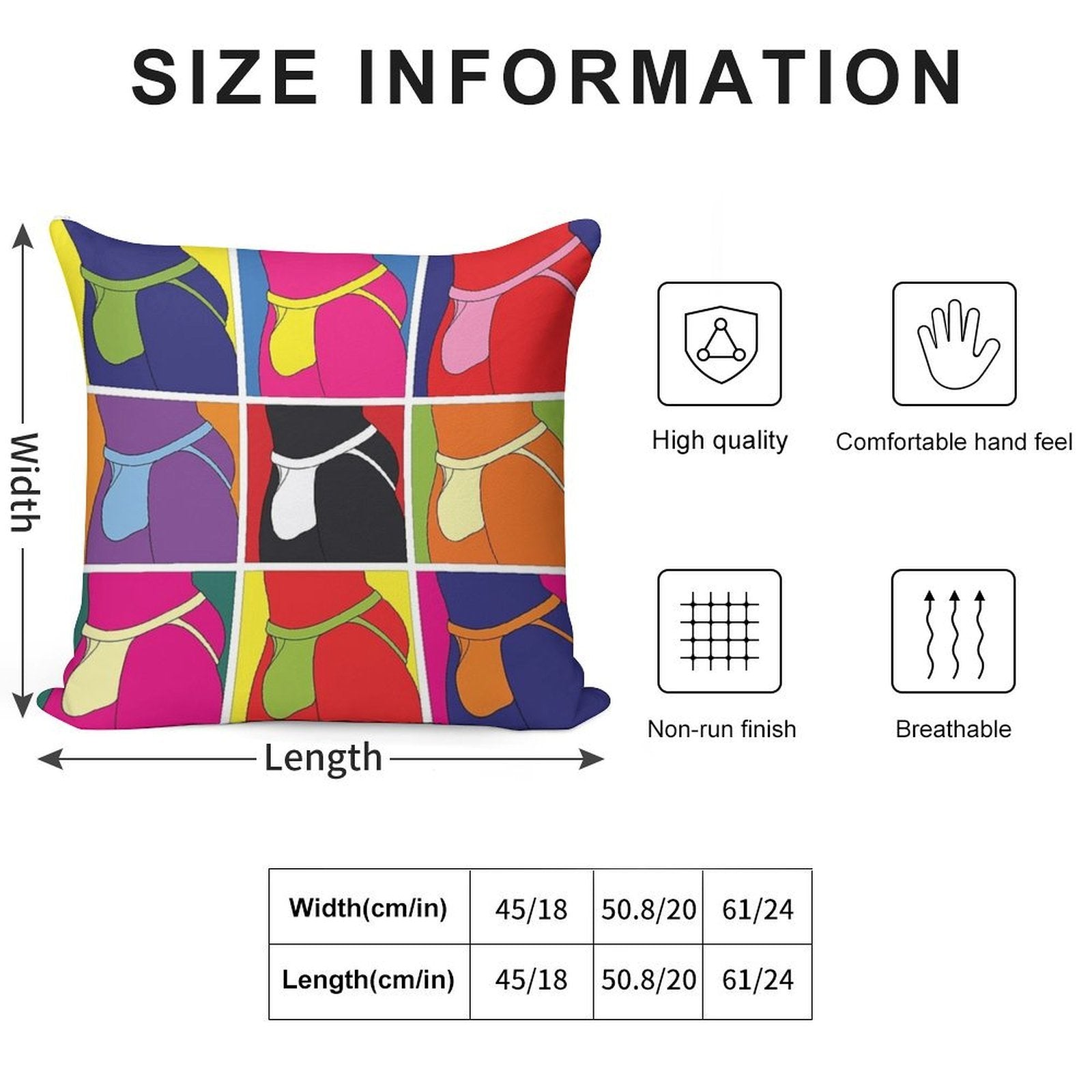 Pop Art Jockstrap Fantasy Nine Soft Ultra-Soft Texture Throw Pillow