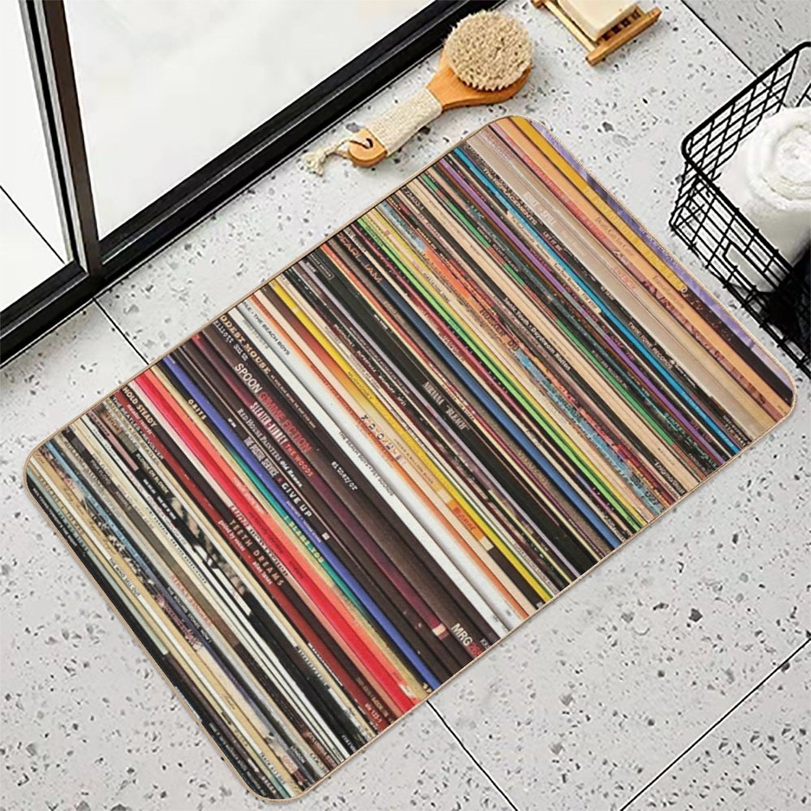 Ultimate Vinyl Record Collection  Pet-Safe Bath Mat