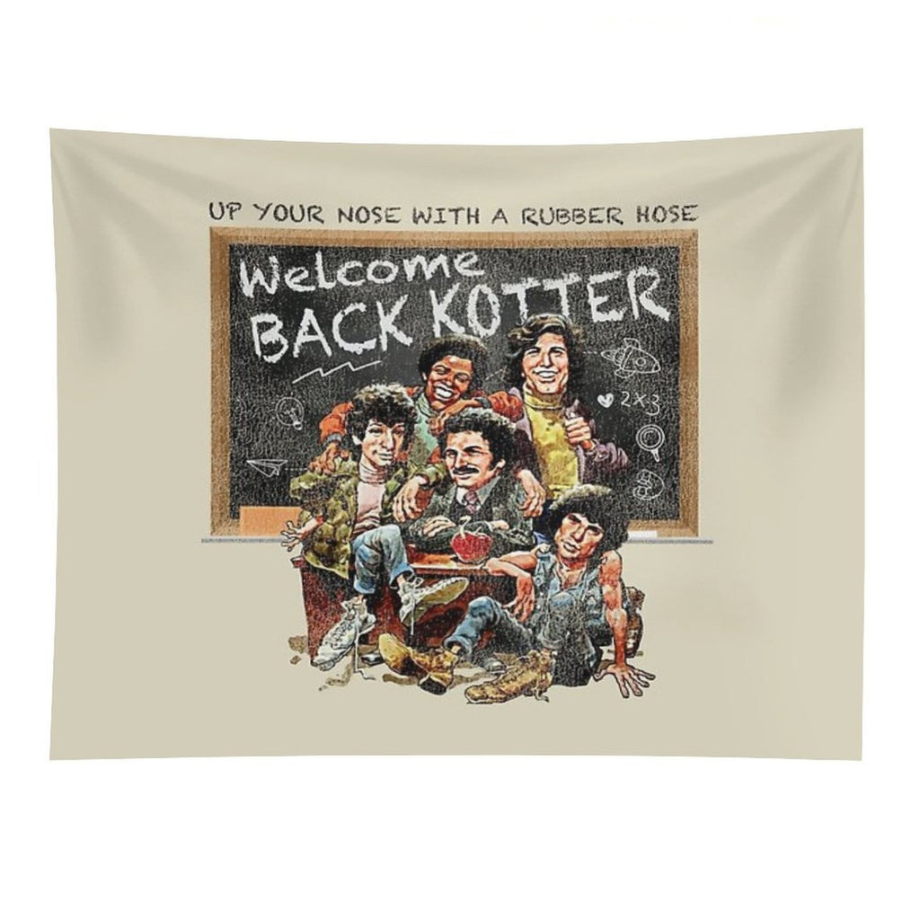 Welcome Back Kotter Vintage Worn Tapestry