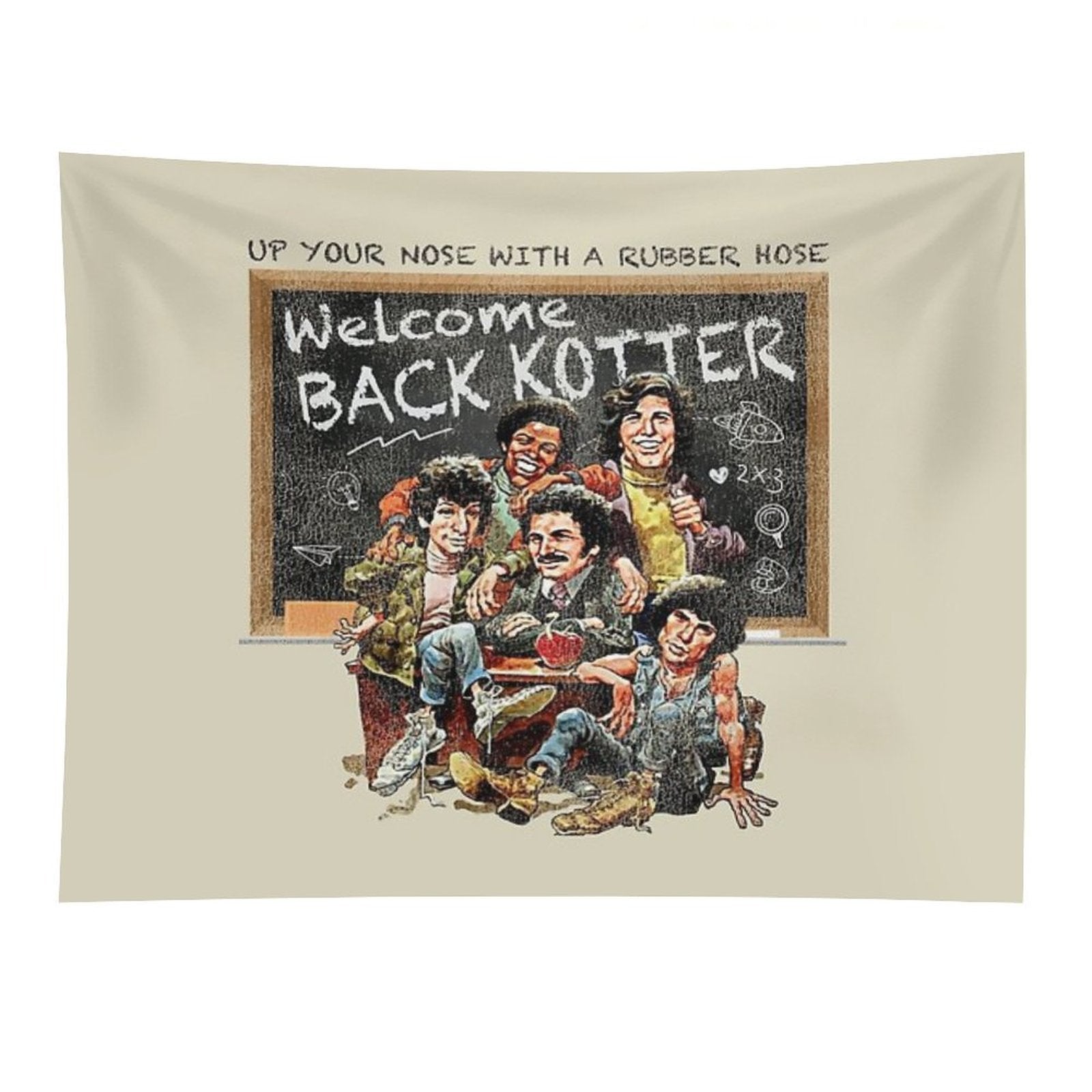 Welcome Back Kotter Vintage Worn Tapestry