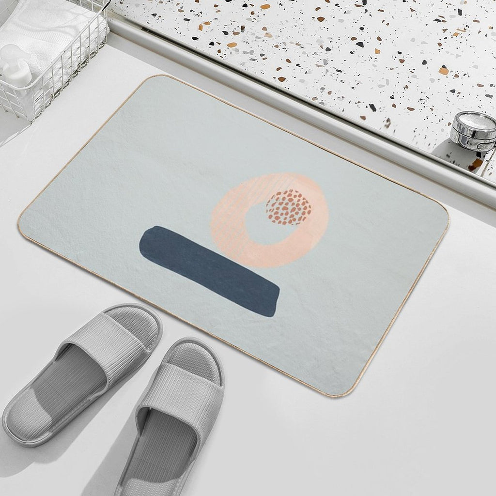 Abstract Shapes II  Rapid-Drying Bath Mat