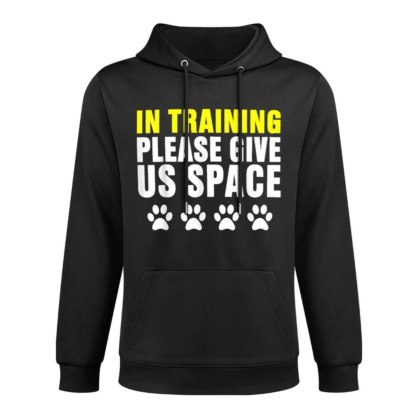 In Training Please Give Us Space Dog Reactive Dog Trainers Relaxed Fit Hoodie