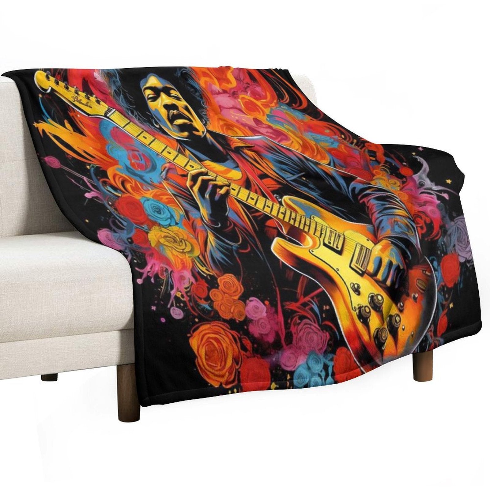 Jimmy Hendrix Lightweight Throw Blanket