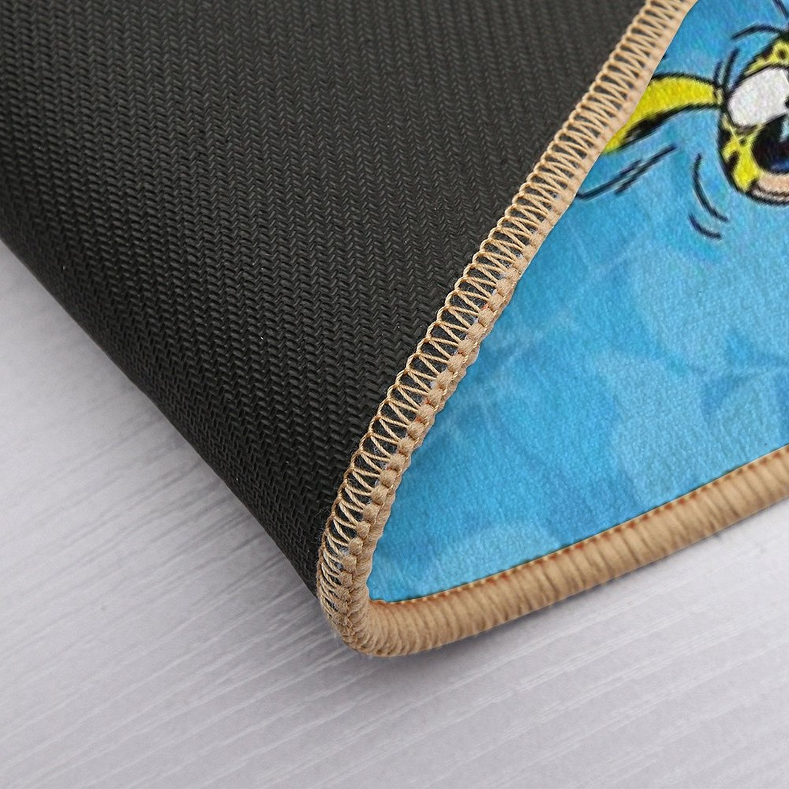 Marsupilami Handstand  Light Blue Design  Rapid-Drying Bath Mat