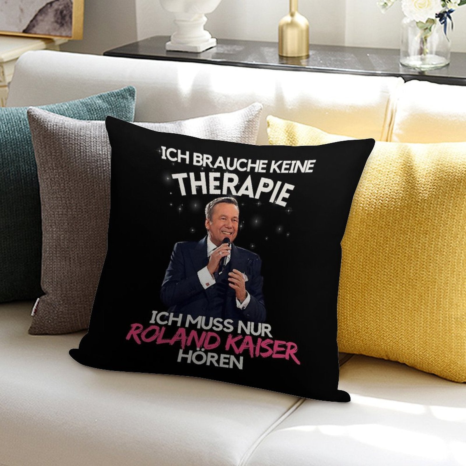 Roland Kaiser-roland Kaiser Festival- Roland Kaiser Merch Soft Home Decor Throw Pillow