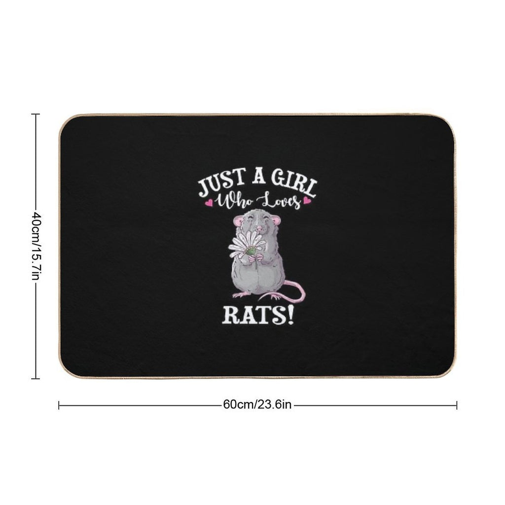 Pet Rat  Anti-Trip Bath Mat