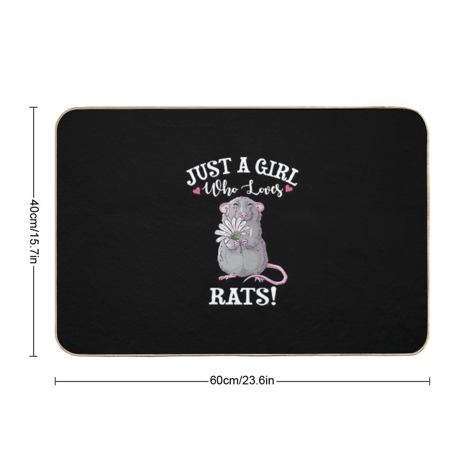 Pet Rat  Anti-Trip Bath Mat