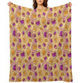 Peanut Butter & Jelly Sustainable Throw Blanket