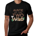 Auntie of The Two Wild Animal Safari 2nd Birthday Theme  Odor-resistant T-Shirt