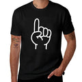 One Year Old First Birthday1 Finger 1st Birthday Boys Girls  Cotton T-Shirt