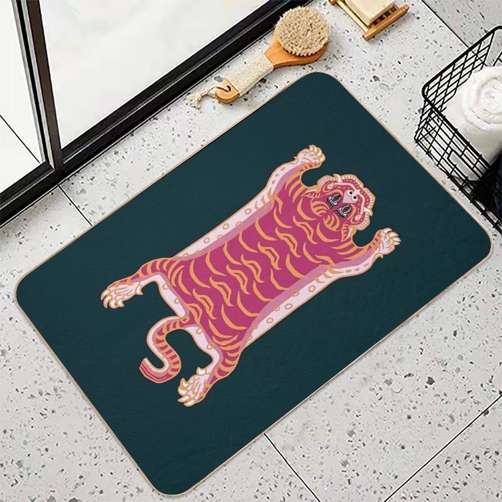 TIBETAN TIGER RUG-5  Pet-Safe Bath Mat