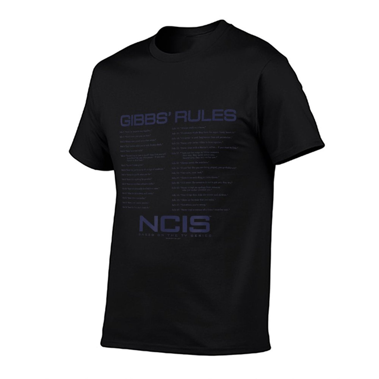 NCIS Gibbs Rules  High-quality Stitching T-Shirt