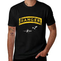 US Army Ranger Tab Airborne Ranger Military Veteran Vintage Comfortable T-Shirt