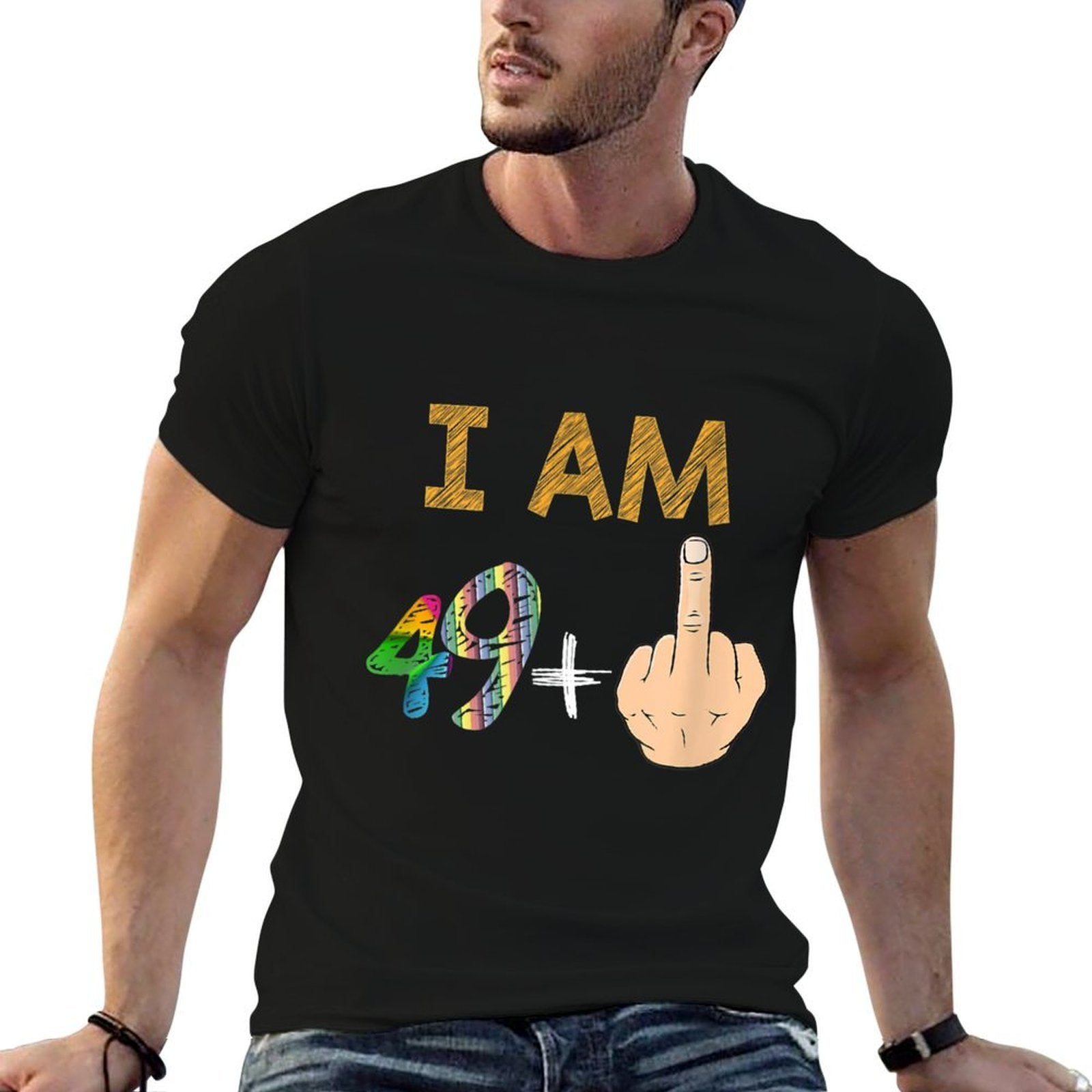 I"M 50th Birthday Gift Ideas Funny T Shirt For Men And Women  Tagless Design T-Shirt