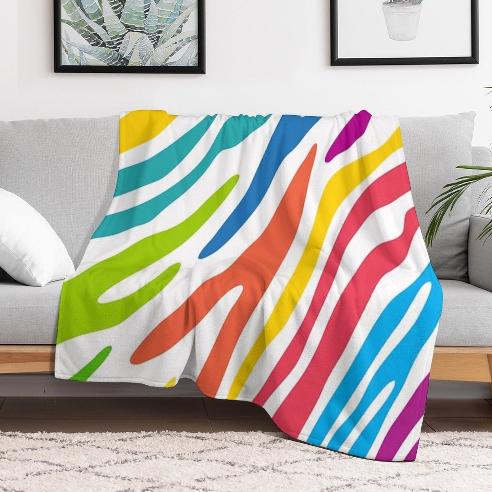 Wild Wild Life Lightweight Throw Blanket