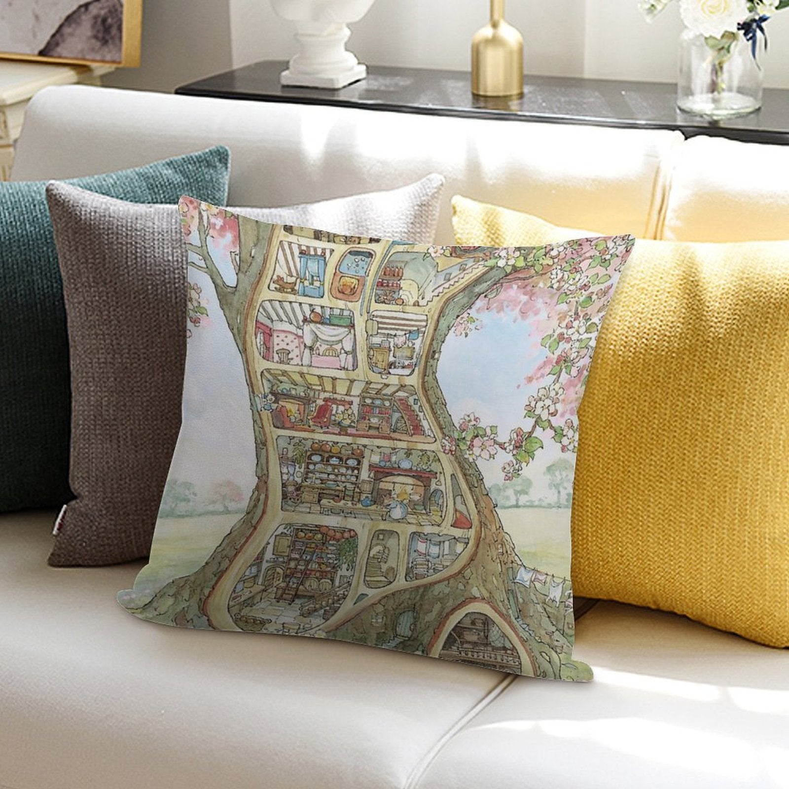 Crabapple Cottage Soft Gift Ready Throw Pillow