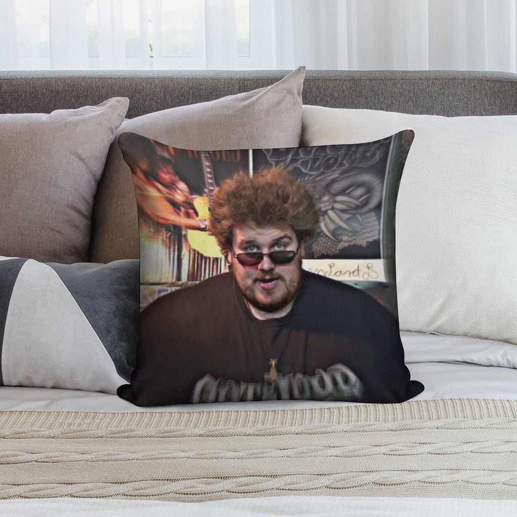 Drachenlord Rainer Winkler Soft Shrink-Resistant Throw Pillow
