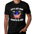 Patriotic Weed 4th Of July Marijuana Cannabis Leafs Comfortable T-Shirt