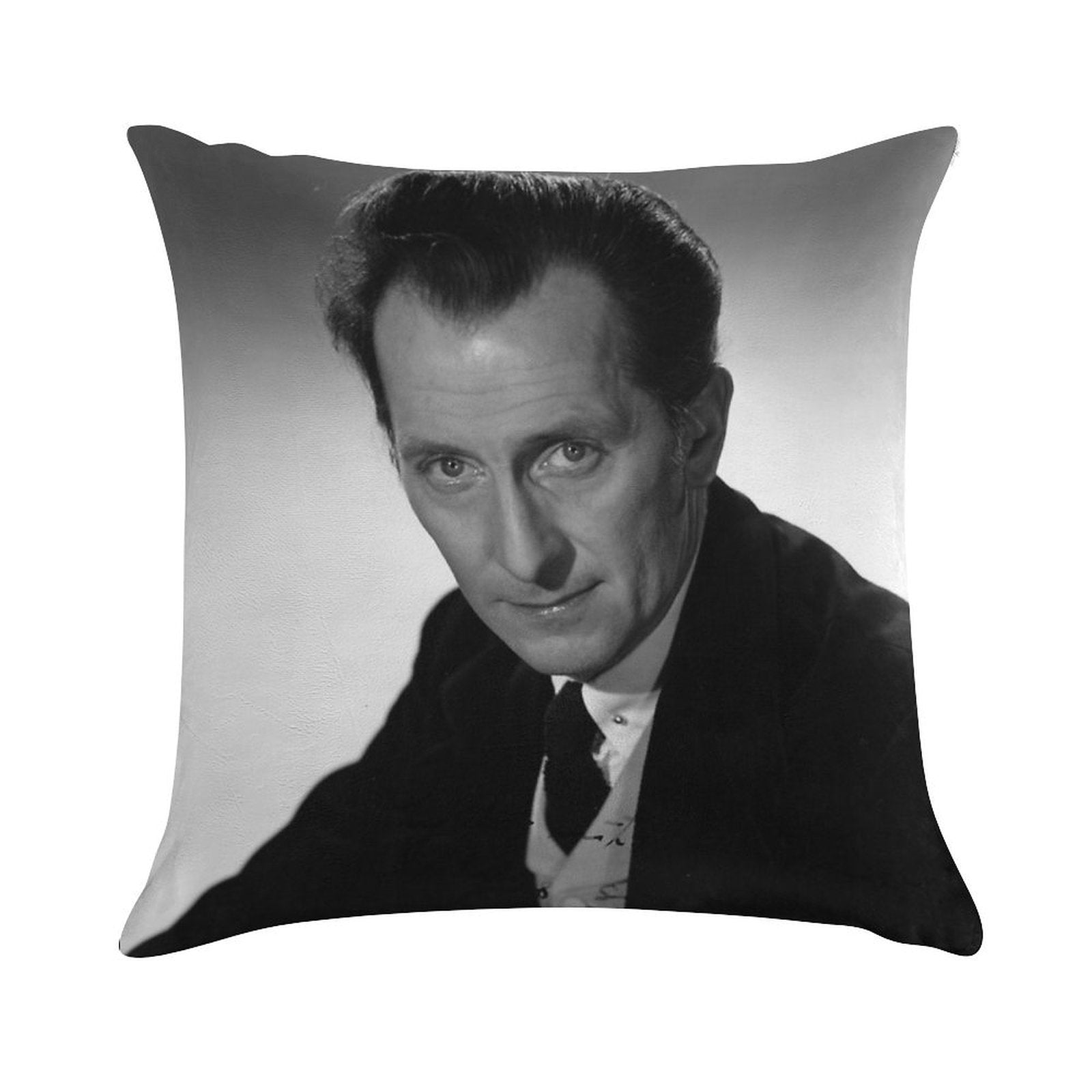 The  Peter Cushing Cushion Soft Easy Maintenance Throw Pillow