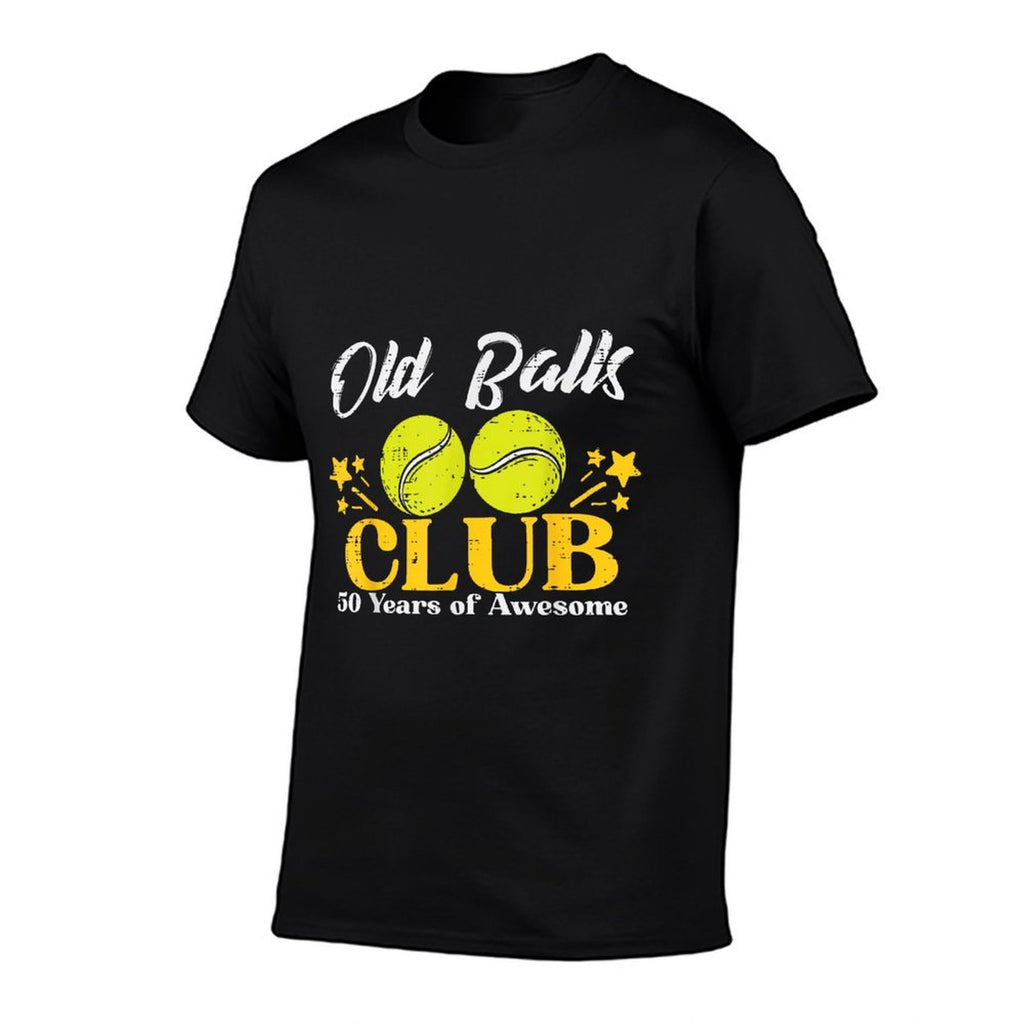 Old Balls Club Tennis 50 Years Awesome 50th Birthday Men  Breathable T-Shirt
