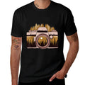 Camera Nature Photography Forest Photographer Gift  Fade-proof Color T-Shirt