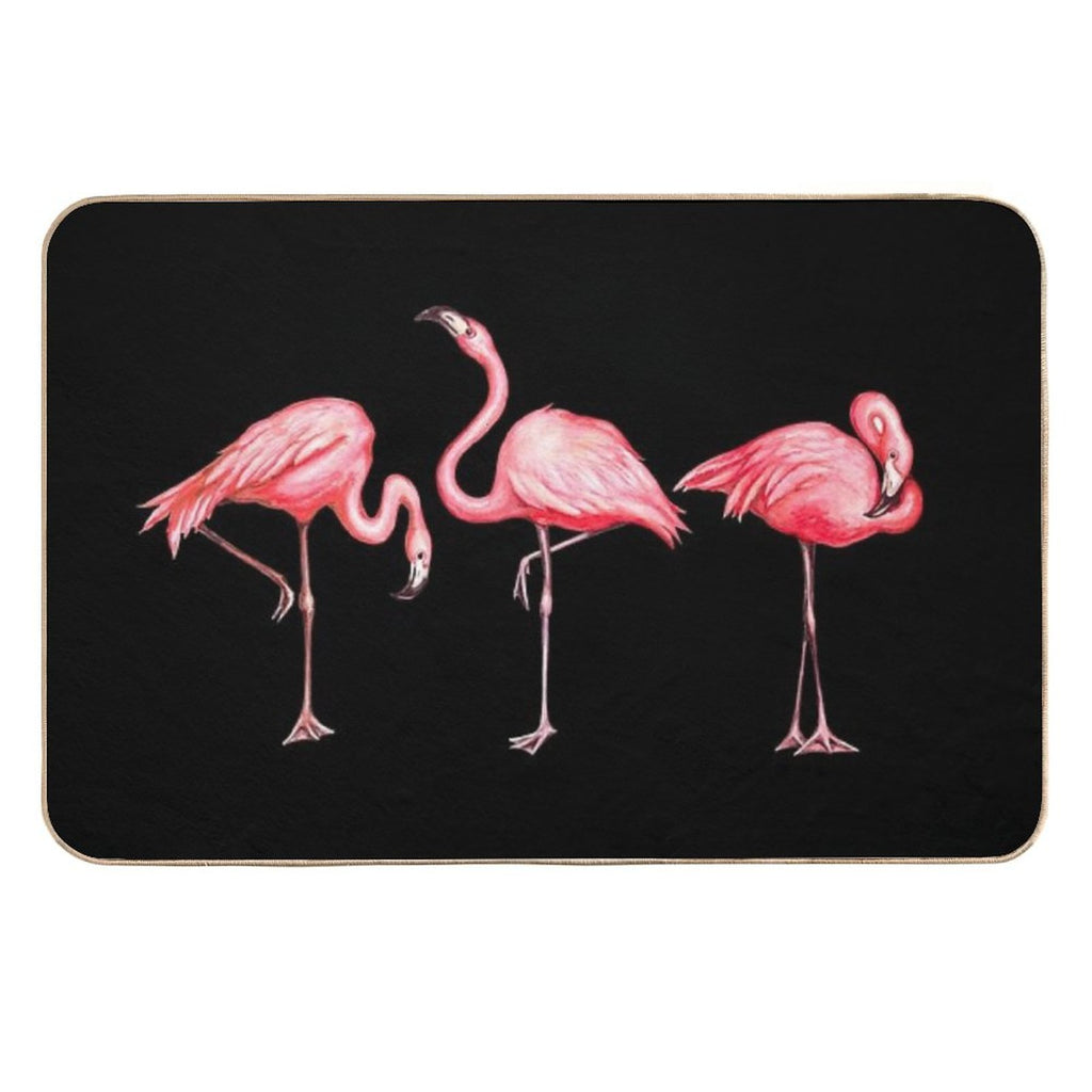 Flamingo  Rapid-Drying Bath Mat