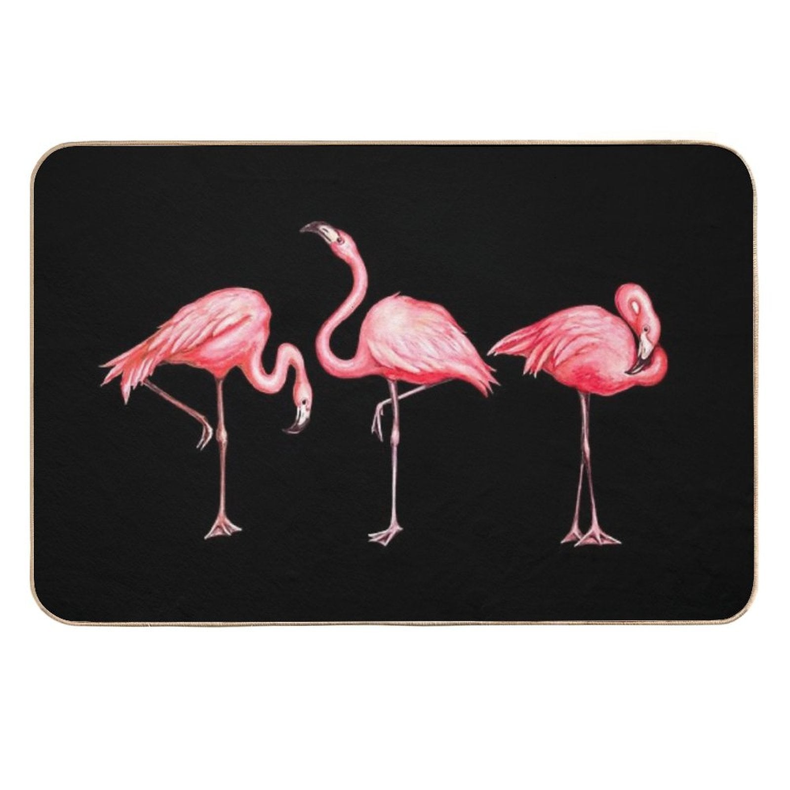 Flamingo  Rapid-Drying Bath Mat