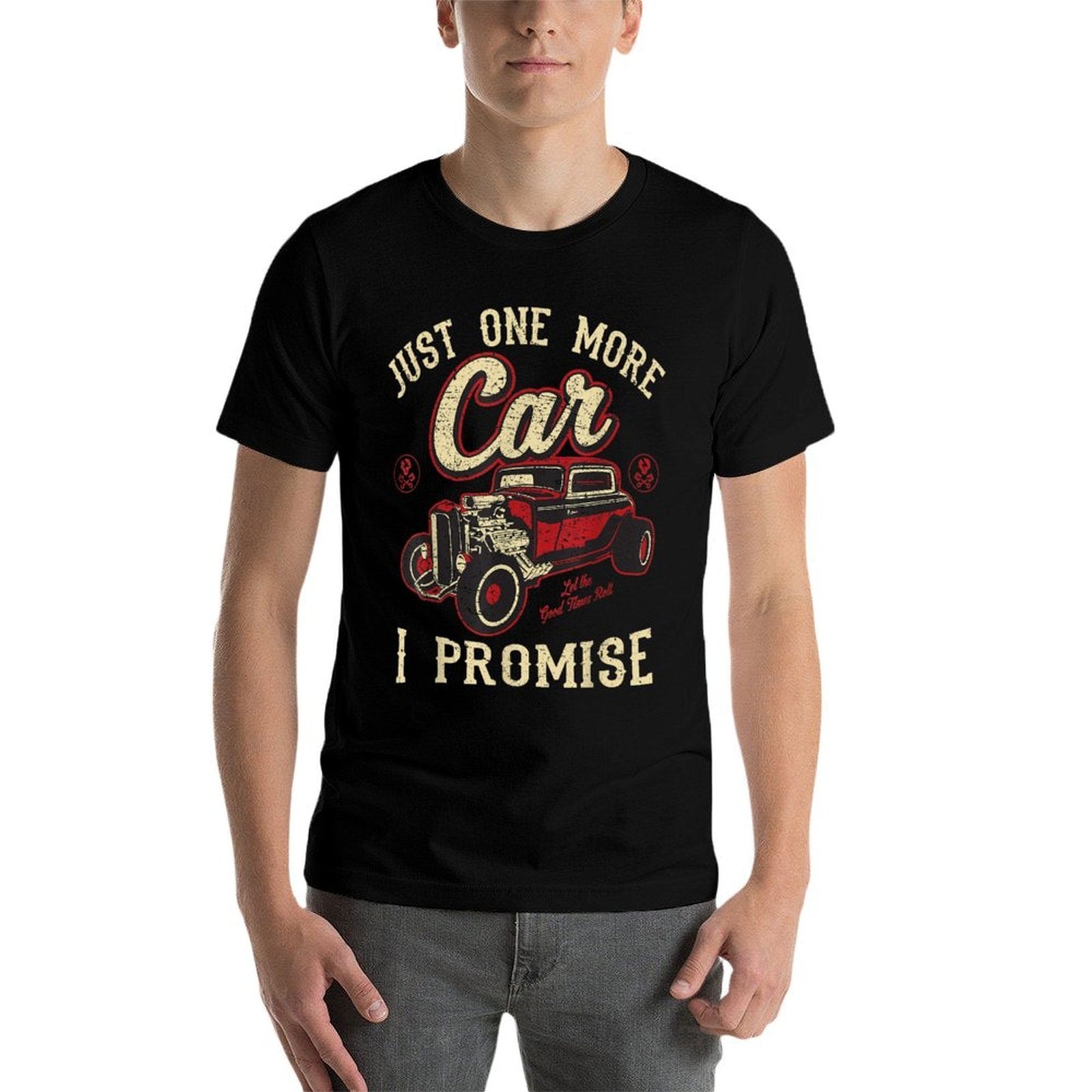 Classic Car Shirt Vintage Hot Rod Tee  Lightweight T-Shirt
